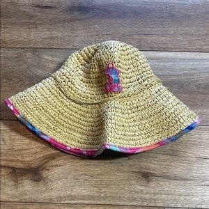 Disney straw/tweed sun hat